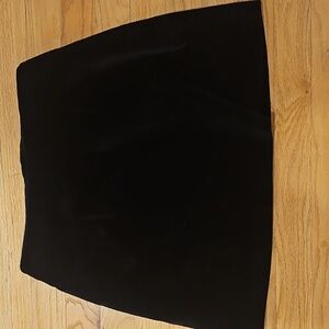 Clothes Circuit Black Velvet Mini Skirt